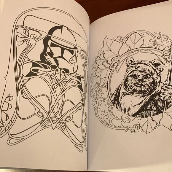 Star wars adult coloring book - Picture 6 of 7